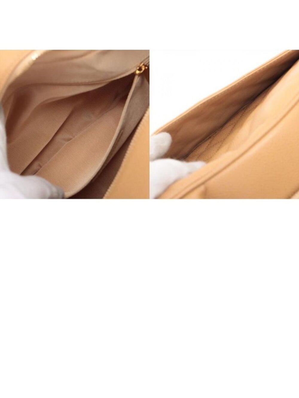 Chanel Handbag Caviar Leather Quilted Bowling Big CC Logo - Picture 10 of 10